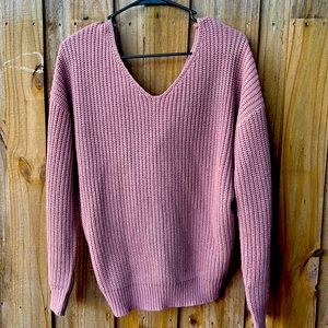 Love Tree
Women's V-Neck Criss Cross back Sweater